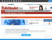 Tablet Screenshot of folkbladet.se