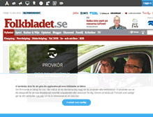 Tablet Screenshot of m.folkbladet.se