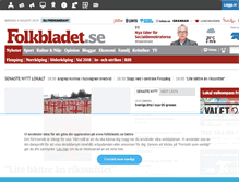 Tablet Screenshot of mobil.folkbladet.se